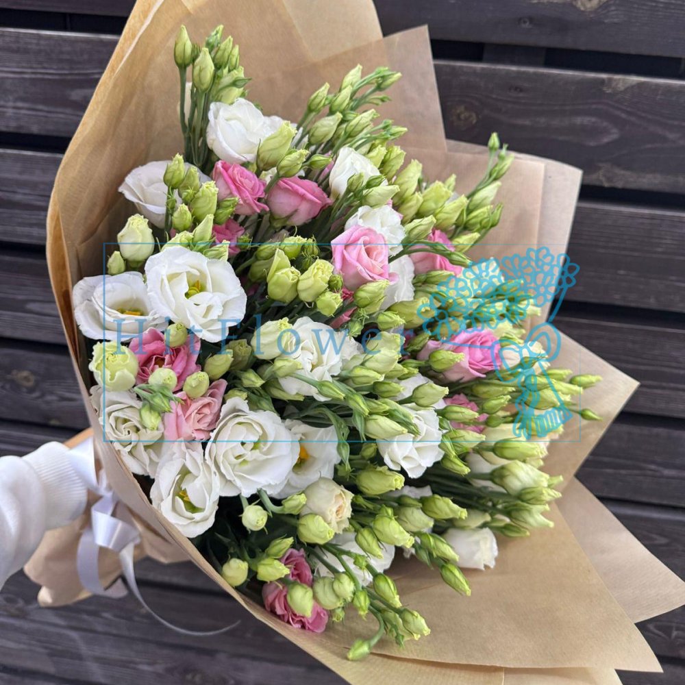 Букет цветов из: Лизиантусы